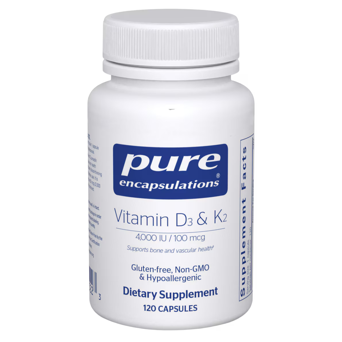 Pure Encapsulation Vitamin D3 & K2