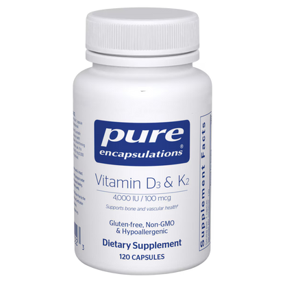 Pure Encapsulation Vitamin D3 & K2